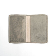 Sugarboo Susan Sontag Leather Passport Cover - Stone