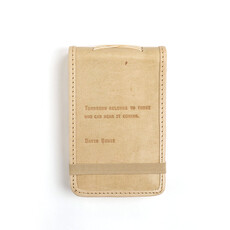 Sugarboo Mini David Bowie Leather Journal - Honey