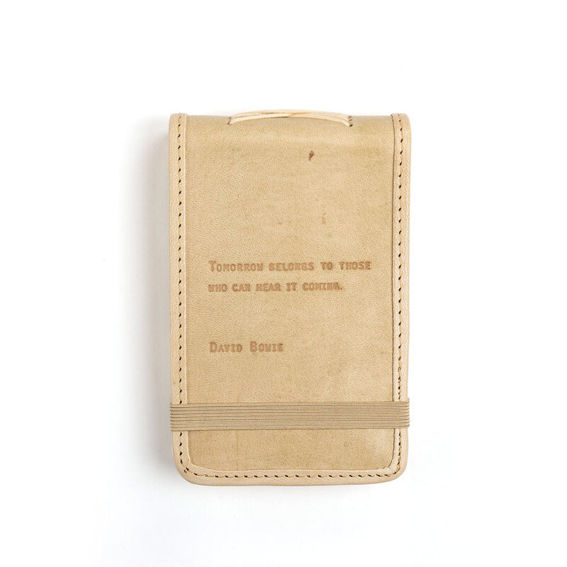Sugarboo Mini David Bowie Leather Journal - Honey