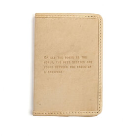 Sugarboo Of All the Books in the World Passport Cover Honey