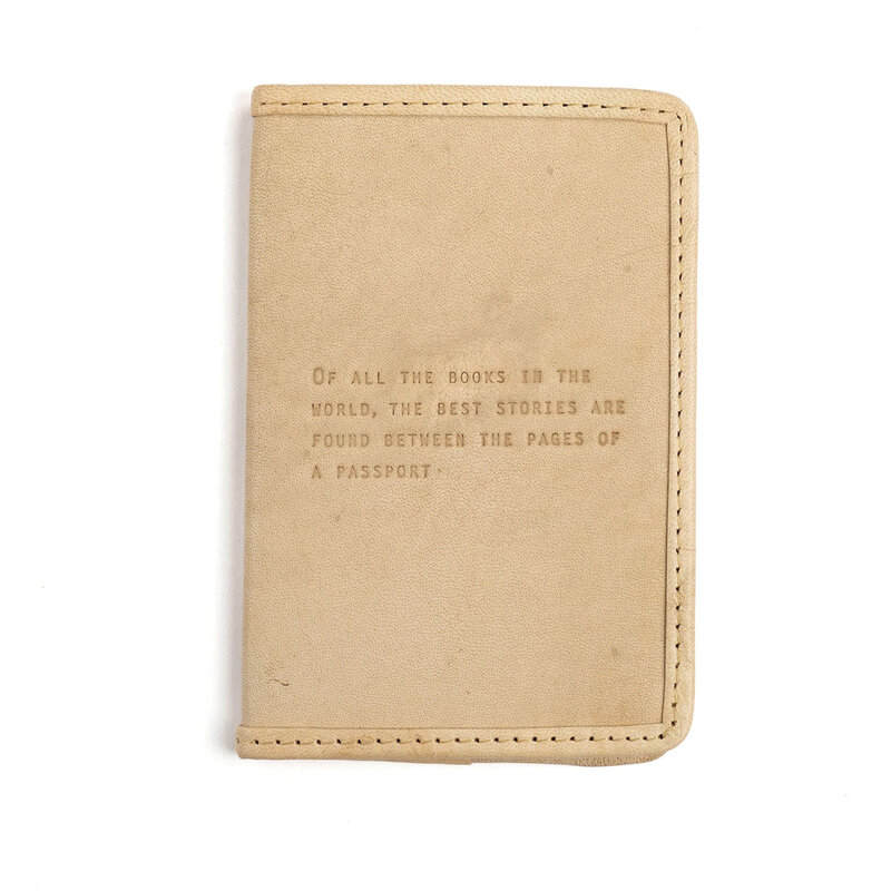 Sugarboo Of All the Books in the World Passport Cover Honey