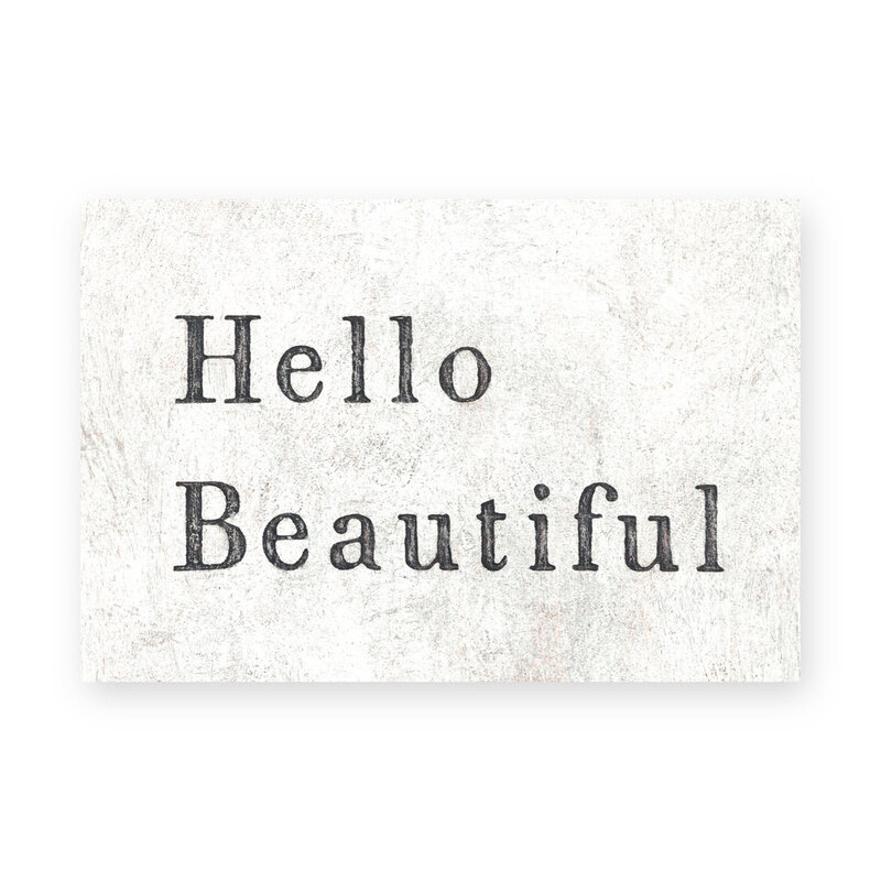 Sugarboo Hello Beautiful - Art Tile Collection 8x12