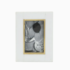 Foreside Home & Garden 2x3 Bernadette Mini Picture Frame With Brass Inlay