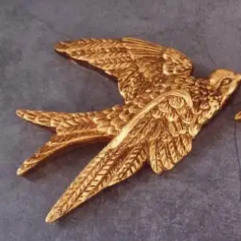 Vagabond Vintage Resin Bird Wall Décor Small