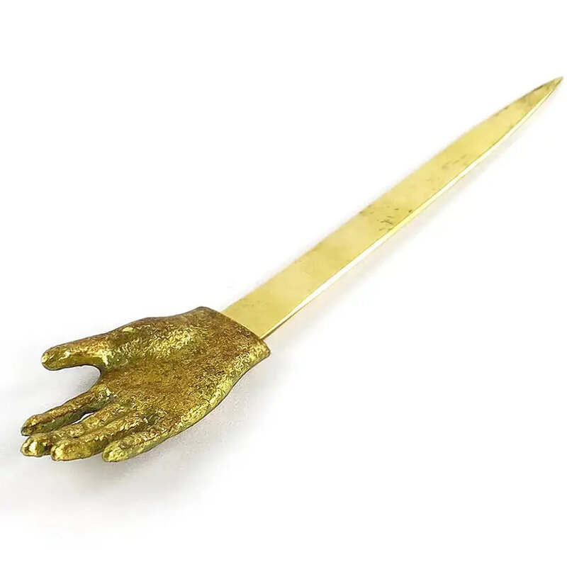 Vagabond Vintage Pewter Hand Letter Opener
