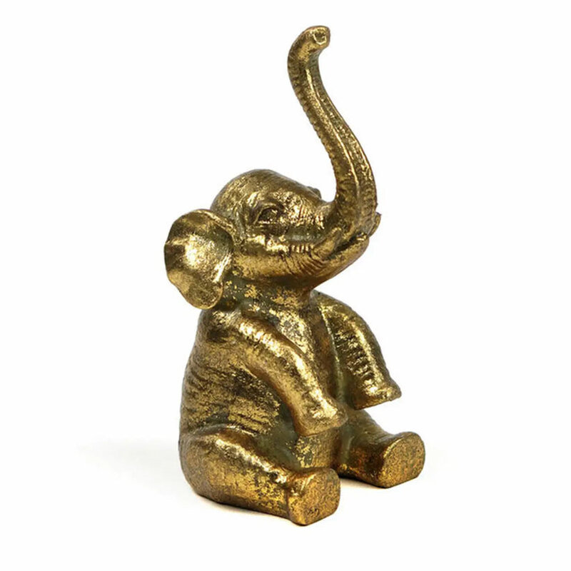 Vagabond Vintage Pewter Elephant Ring Holder