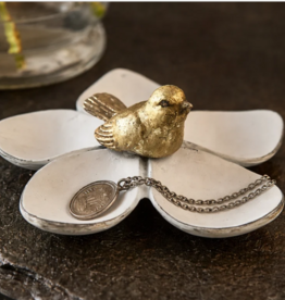 Vagabond Vintage Pewter Five Petal Jewelry/Coin Tray