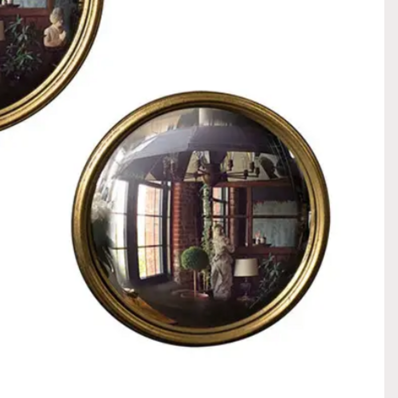 Vagabond Vintage Bull Convex Mirror XS