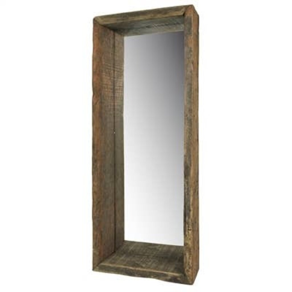 Ingram Mirror, Reclaimed Wood  Short