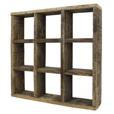 Morro Divided Shelf, Wood -