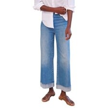 Frank & Eileen Illusion W/ Hem Medium Washed Denim