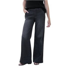 Frank & Eileen West Village NYC Trouser Washed Black Denim
