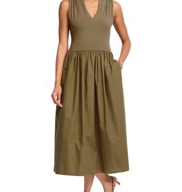 Rails WINNIE DRESS WASHED OLIVE