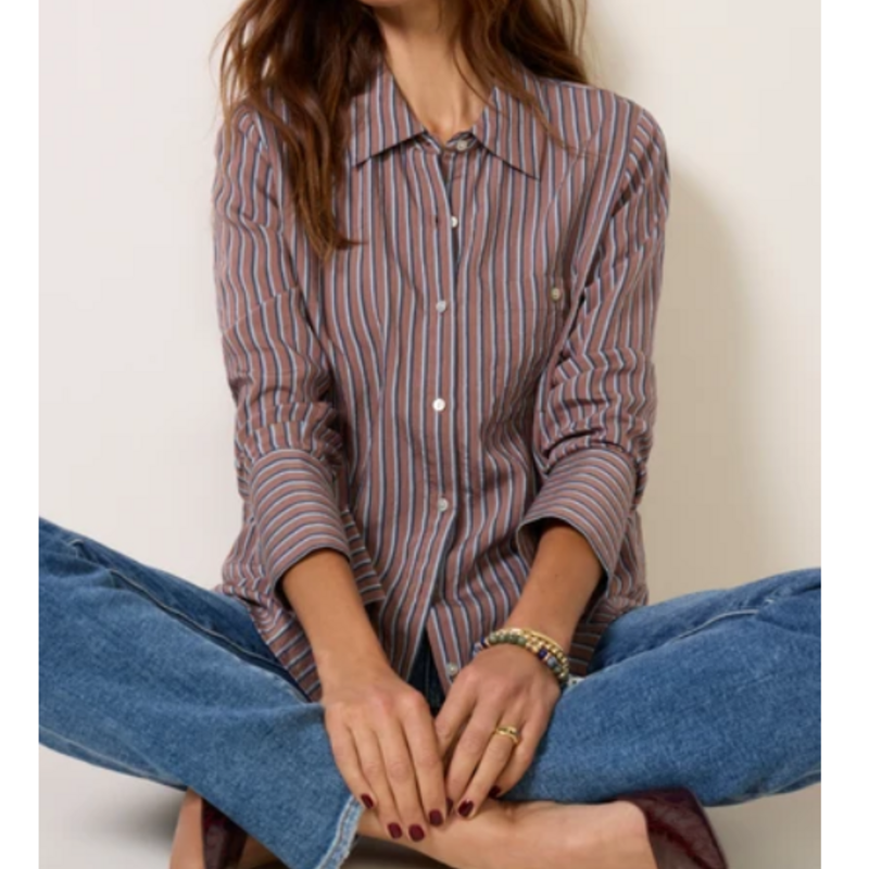 Rails BECK SHIRT HICKORY INDIGO STRIPE