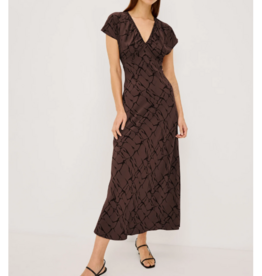 Rails KOURT DRESS BROWN OBSIDIAN