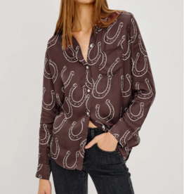 Rails ALYSSA SHIRT BROWN HORSESHOES