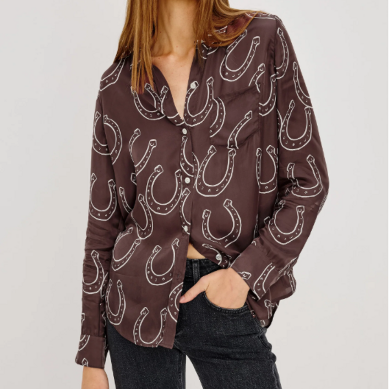 Rails ALYSSA SHIRT BROWN HORSESHOES