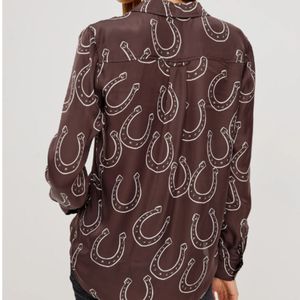 Rails ALYSSA SHIRT BROWN HORSESHOES