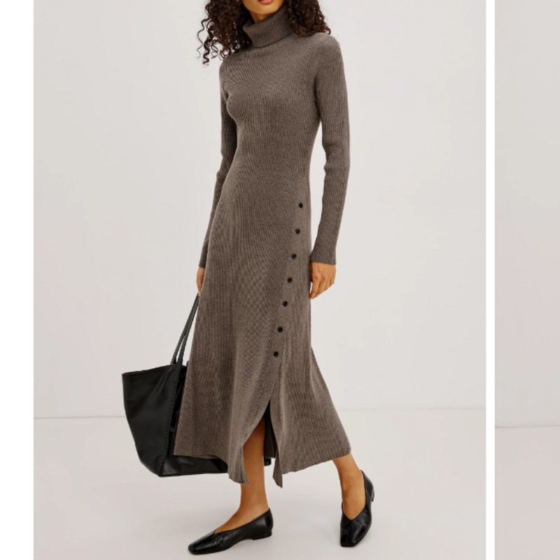 Rails KAT DRESS HAZELNUT