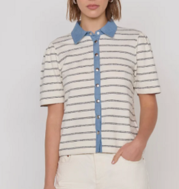 NATION LTD Zoe Blouse Tuscany Stripe