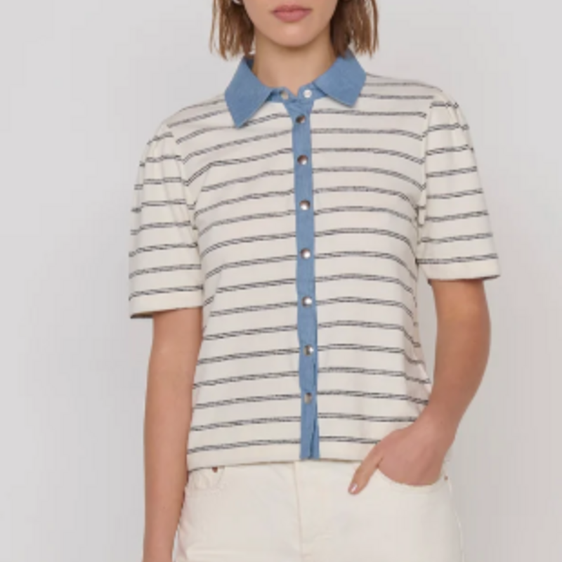 NATION LTD Zoe Blouse Tuscany Stripe
