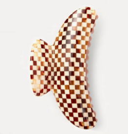 MACHETE Grande Heirloom Claw in Tortoise Checker