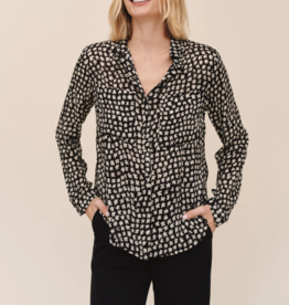 FULL BUTTON DOWN HIPSTER SHIRT SKETCHED STARS