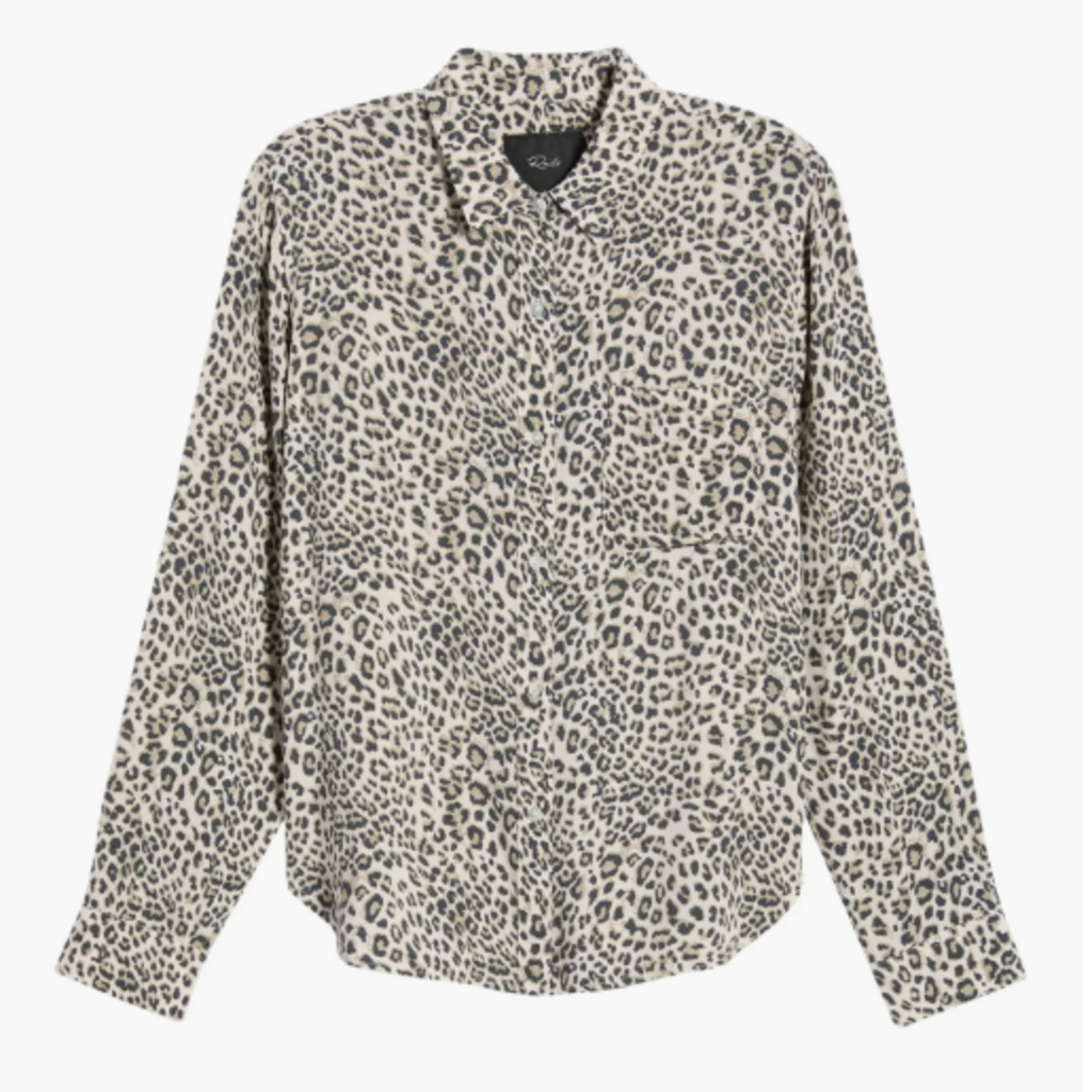 Rails JOSEPHINE SHIRT ECRU CHEETAH