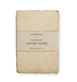 Sugarboo 4"x6" Handmade Cotton Paper Bundle Flax