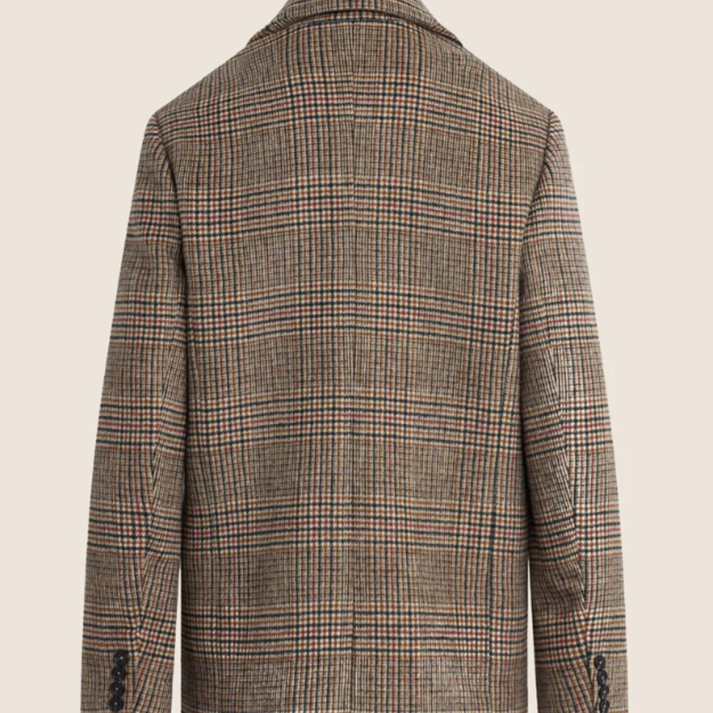 FAVORITE DAUGHTER THE DEAN BLAZER BROWN GLEN PLAID