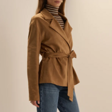 FAVORITE DAUGHTER THE MARINA WRAP COAT CAMEL