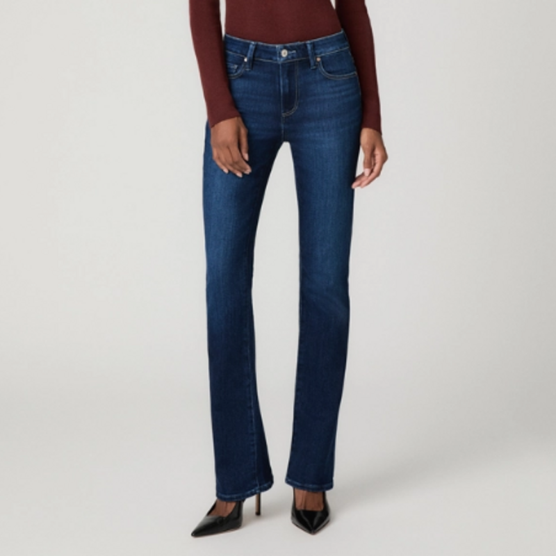 Paige HIGH RISE MANHATTAN BOOT 32IN REVERSE SM BLTLPS