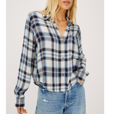 Rails MALIN SHIRT ECRU MIDNIGHT
