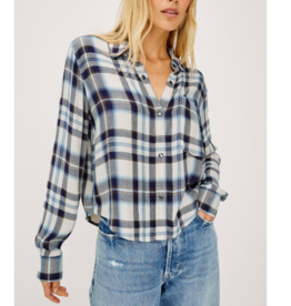 Rails MALIN SHIRT ECRU MIDNIGHT