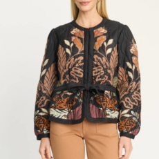 CABALLERO CROUCHING CHEETAH BLACK  EMBER REVERSIBLE JACKET