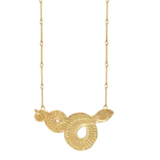 We dream in color Single Viper Necklace  / H1236