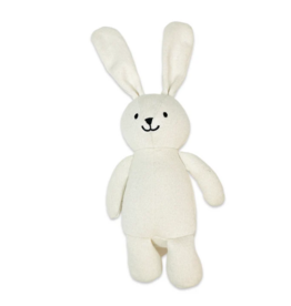 Viverano Jojo Lil Bunny - Sherpa Knit Stuffed Animal Baby Toy Linen