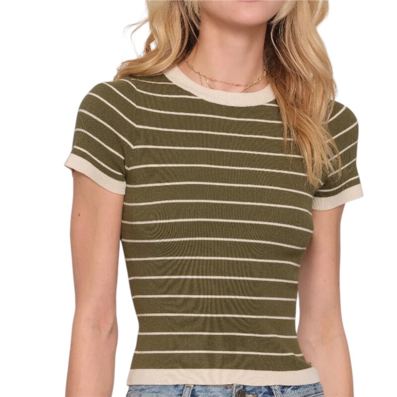 Heartloom Knitty Striped Top