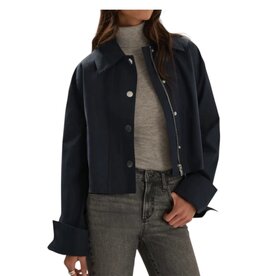 FAVORITE DAUGHTER THE RUE CROPPED TRENCH NAVY