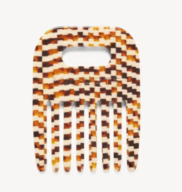 MACHETE No. 4 Comb in Tortoise Checker