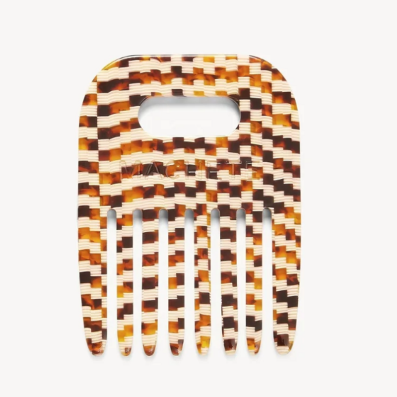 MACHETE No. 4 Comb in Tortoise Checker