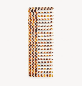 MACHETE No. 2 Comb in Tortoise Checker