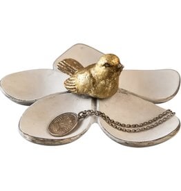 Vagabond Vintage Pewter Five Petal Jewelry/Coin Tray