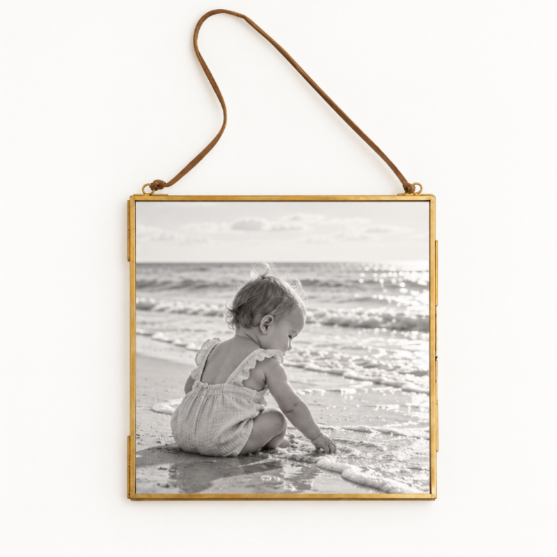 Sugarboo Brass Frame Square 15 x 15