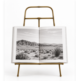 Metal Easel, Gold Finish