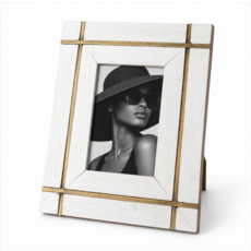 Matr Boomie Mukhendu Arch 5.5x3.5 Cream Picture Frame - Handcrafted Bone