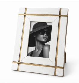 Matr Boomie Mukhendu Arch 5.5x3.5 Cream Picture Frame - Handcrafted Bone