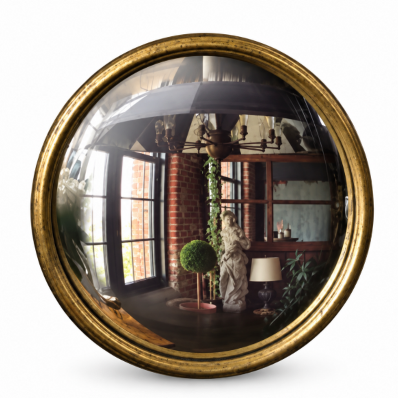 Vagabond Vintage Bull Convex Mirror Medium