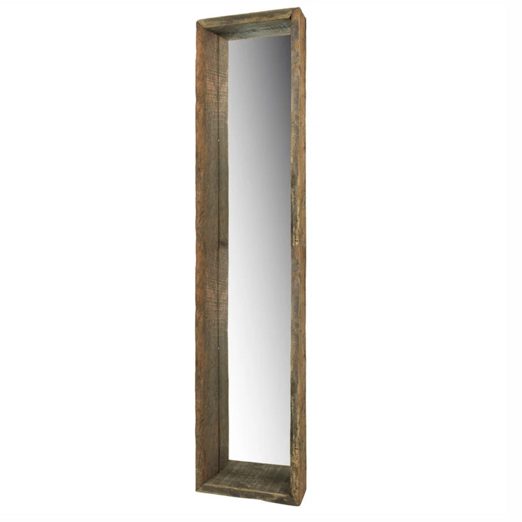Ingram Mirror, Reclaimed Wood Long