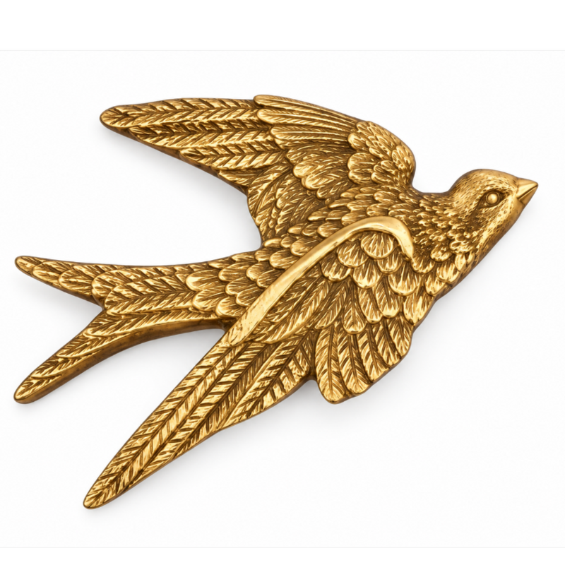 Vagabond Vintage Resin Bird Wall Décor Small